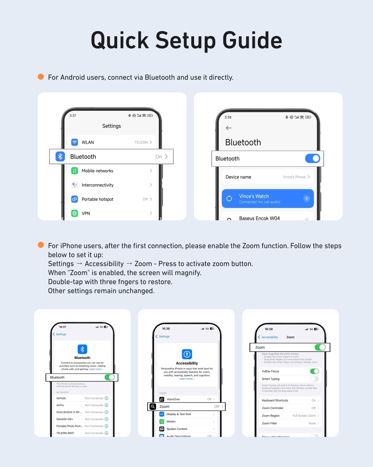 Magnetic Phone Camera Grip, Smartphone Shooting Holder Selfie Handle Snap with Wireless Shutter Button Remote for Smart Phones, Cellphone Vlog Video Photography.