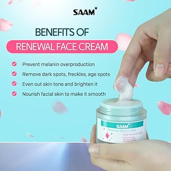 Saam Face Cream | Saam Renewal Face Cream | Anti Wrinkle Saam Facial Cream | Brightening Cream