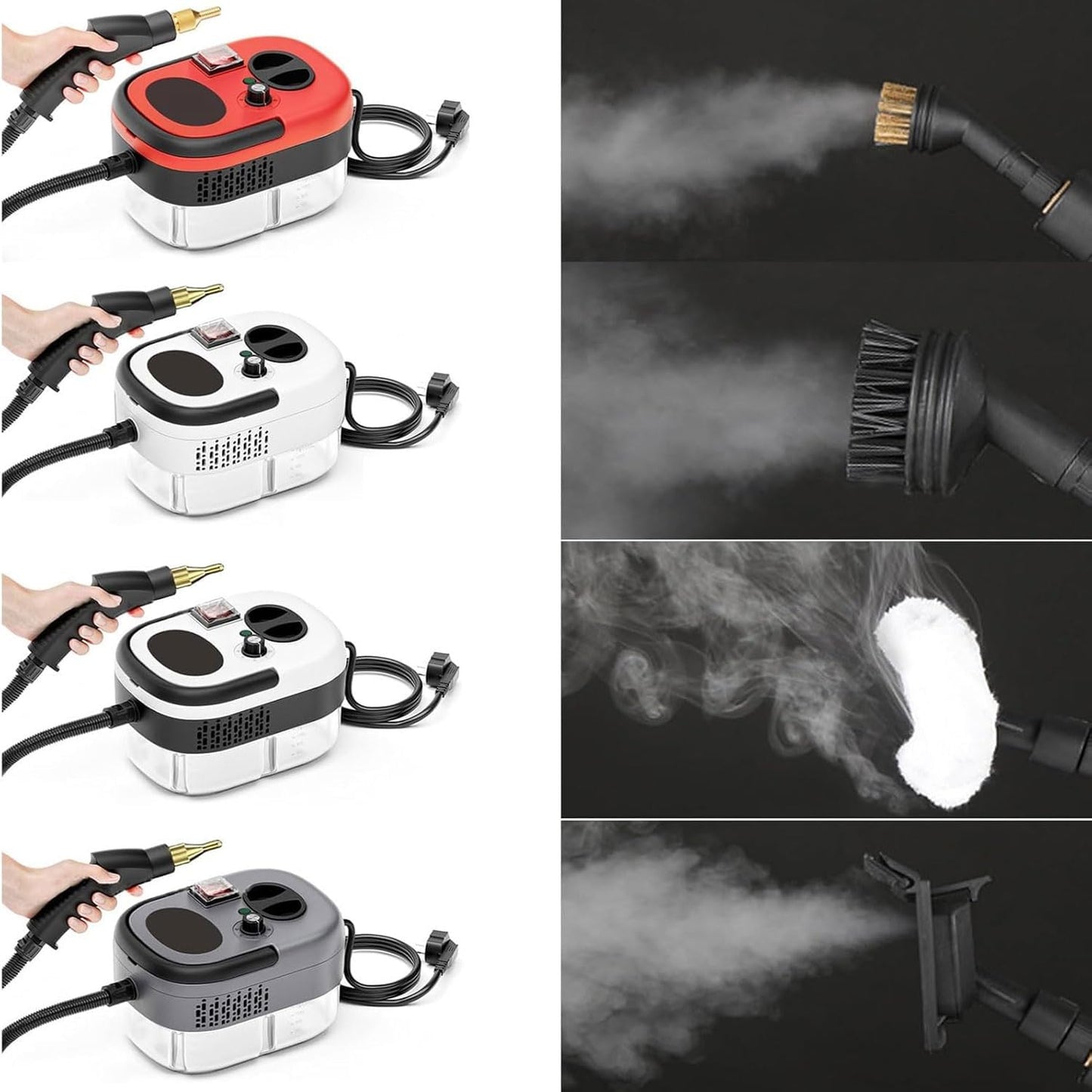 2500W Portable Handheld Steam Cleaner High Temperature Pressurized