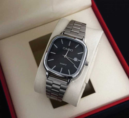 Casio Men’s Classic Quartz Stainless Steel Watch