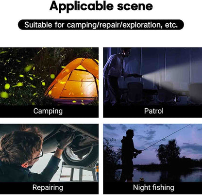 LED Flashlight, USB Rechargeable